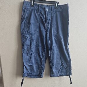 Lee Light Blue Utility Capris